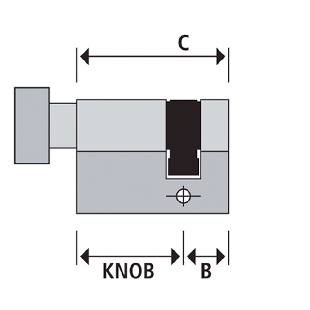 Halve knopcilinders detail 2